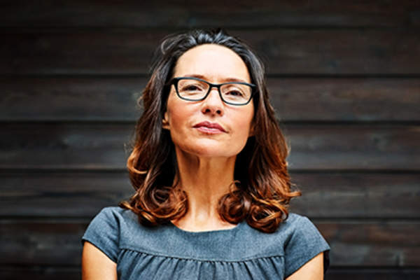 自信的女商人。