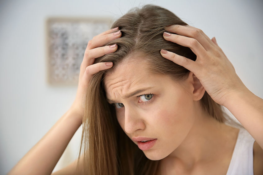 early female pattern baldness