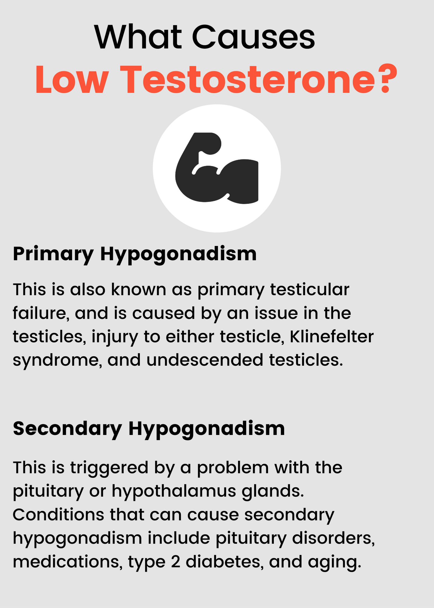 low testosterone causes