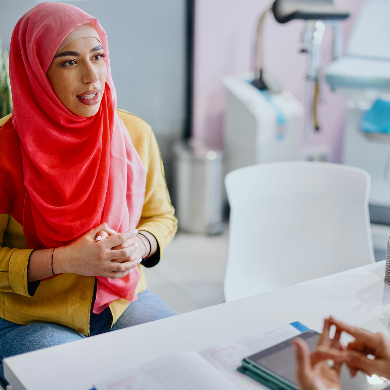 一位妇女向她的医生咨询
