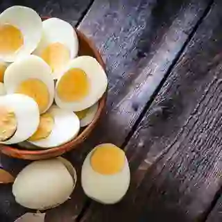 Hardboiled eggs.