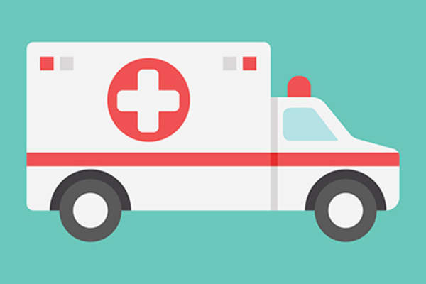 救护车。