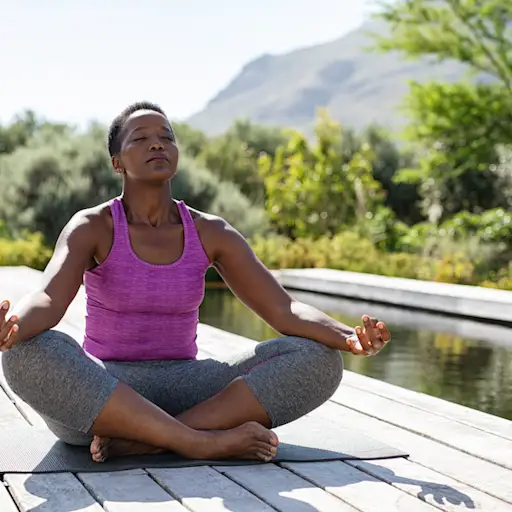 meditation outdoors