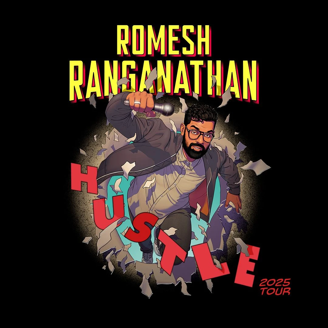 Romesh Ranganathan - med logga