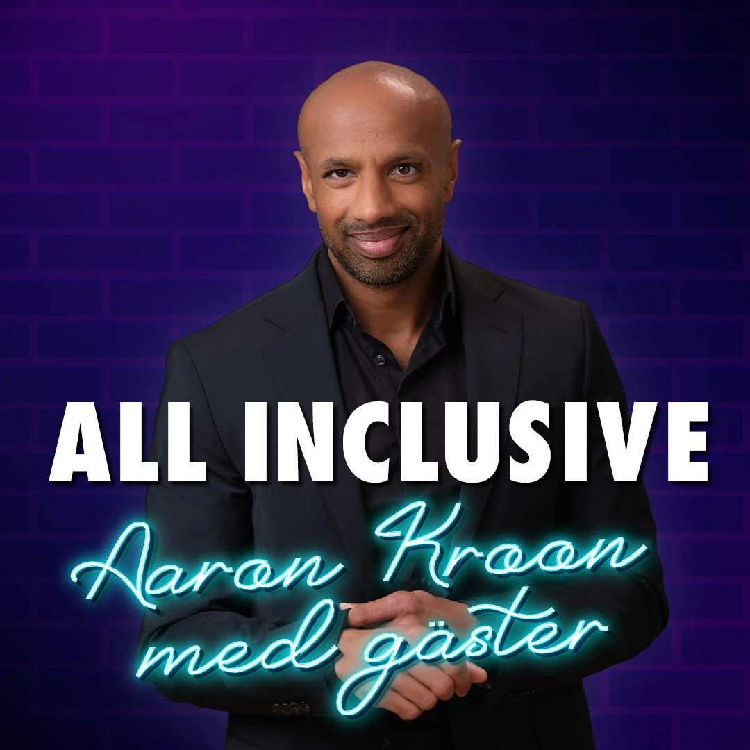 All Inclusive - Aaron Kroon med gäster med logga