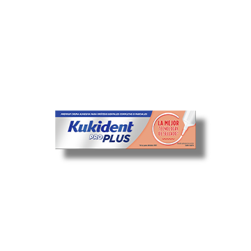 Adhesivo para prótesis dentales Kukident Pro Plus La Mejor Tecnología de Sellado