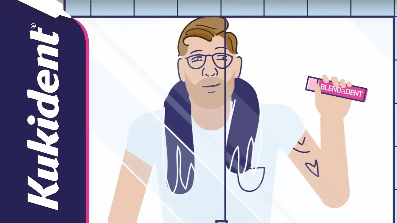 Cómo aplicar el adhesivo para prótesis dentales | Kukident
