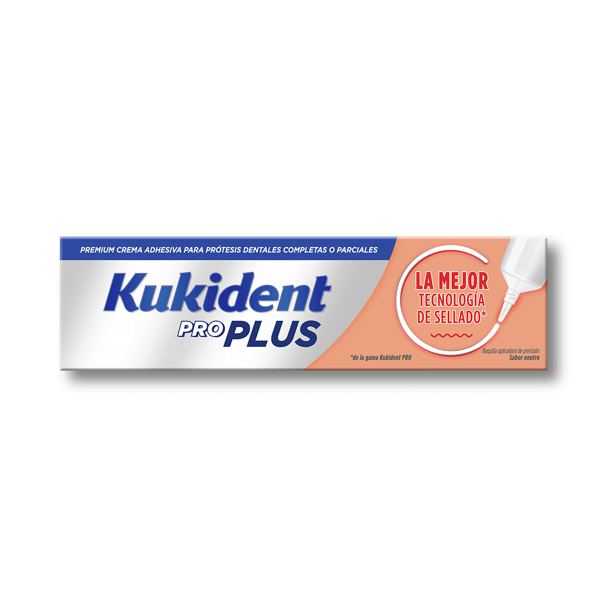Adhesivo para prótesis dentales Kukident Pro Plus La Mejor Tecnología de Sellado