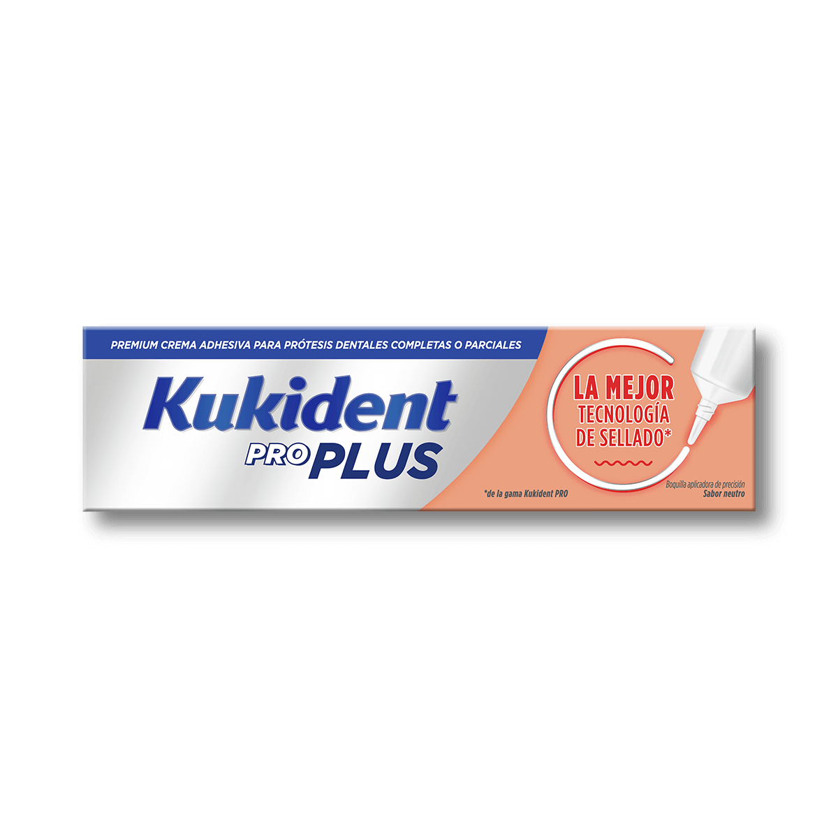 Kukident Pro Complete Crema Adhesiva para prótesis dentales, Neutro, Pack  de 3