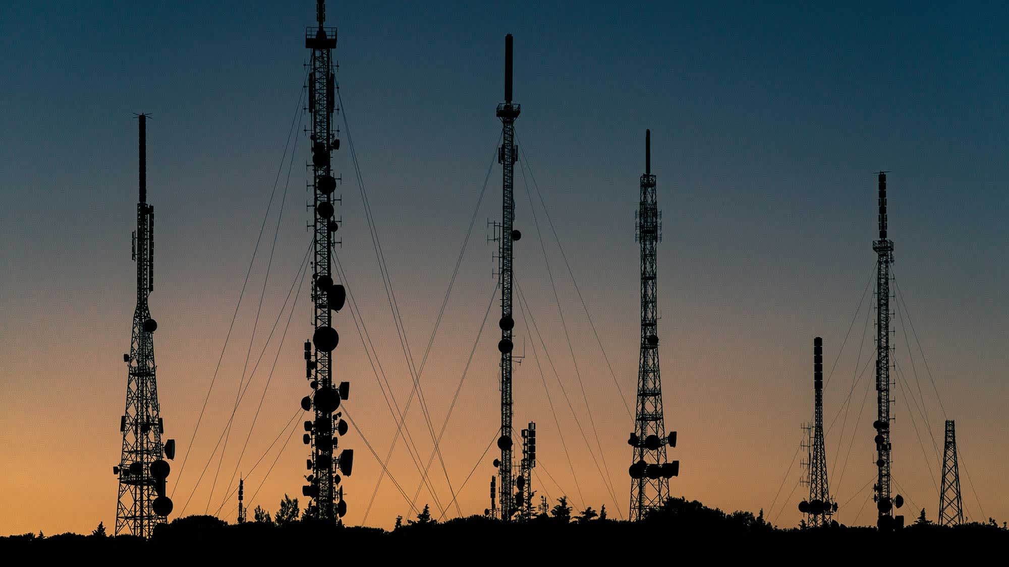 Telecommunications Cell Tower Farm SGS Corp