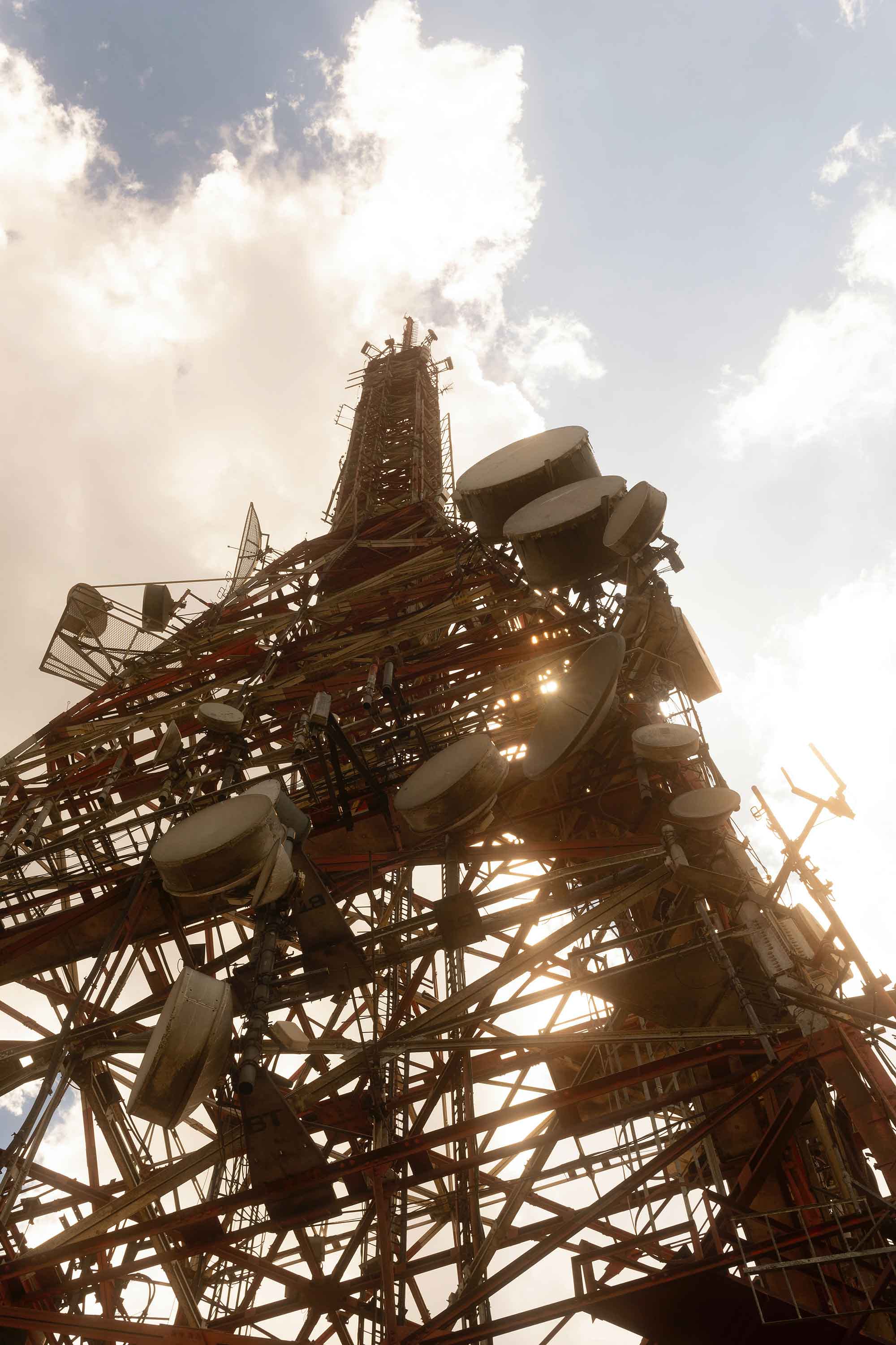 Telecommunications Cell Tower From Ground SGS Corp