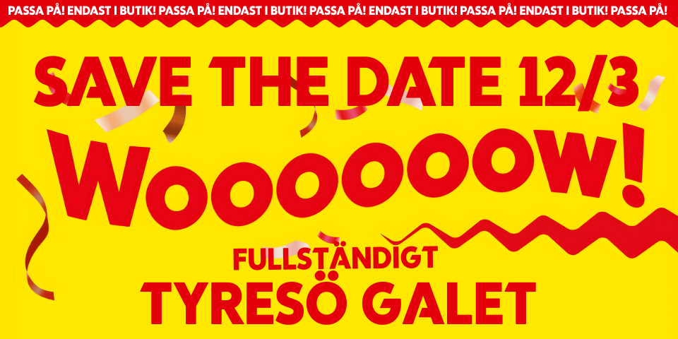 Save the date! Klipptorsdag 12/3!