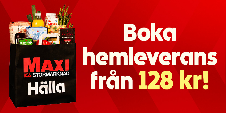 Boka hemleverans från 128 kr!
