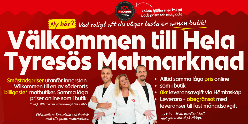 Välkommen till hela Tyresös matmarknad!
