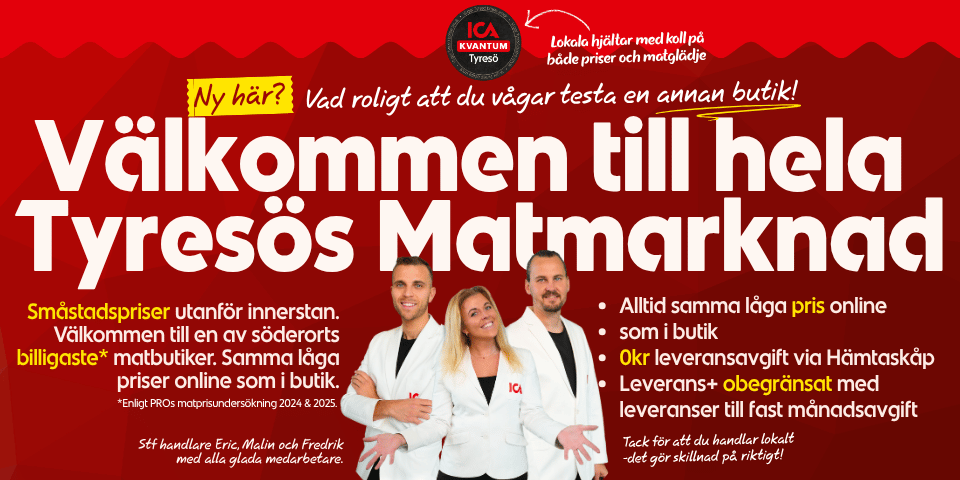 Välkommen till hela Tyresös matmarknad!