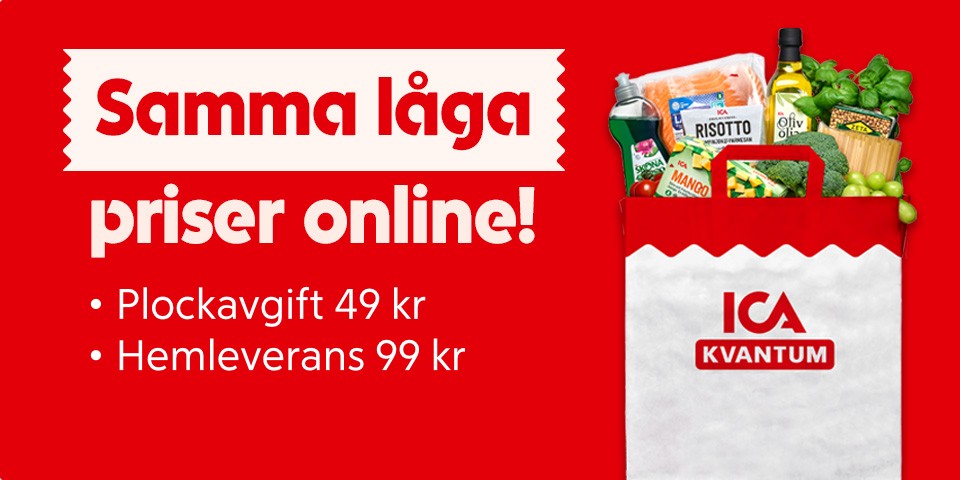 info om våran tillgänliga online beställning