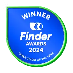 Finder 2024 Green Telco of the year award winner