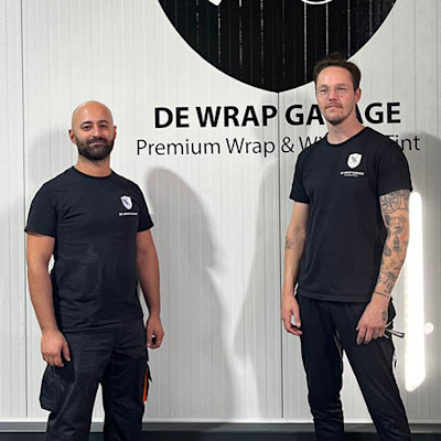 Eric Stevense and Ahmed Wandi from De Wrap Garage