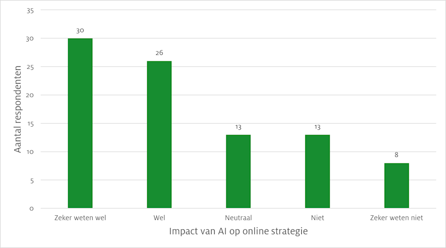 Impact van AI op online strategie van ondernemers