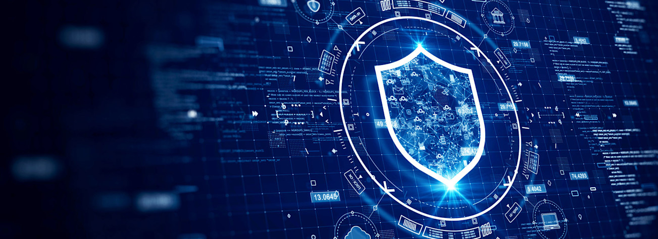 Cyber security concept