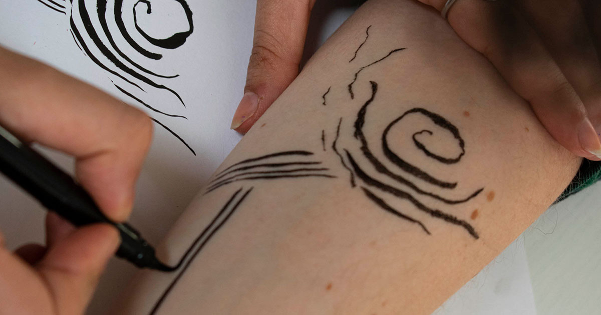 Makeup Tattoo Set Fun Body Art Paint Tattoo Pen Kit Cool Tattoo Pen Trendy  Stuff  eBay