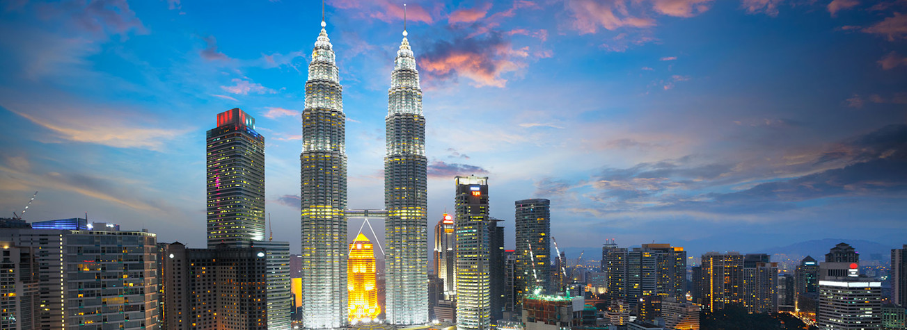 Kuala Lumpur city skyline