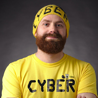 Portrait of Elger Jonker, ethical hacker and initiator of Basisbeveiliging