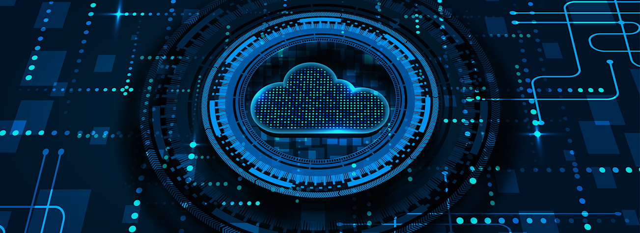 Cloud technology concept
