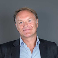 Portrait photo of Joachim ter Haar, managing partner of Skriptor Zigila