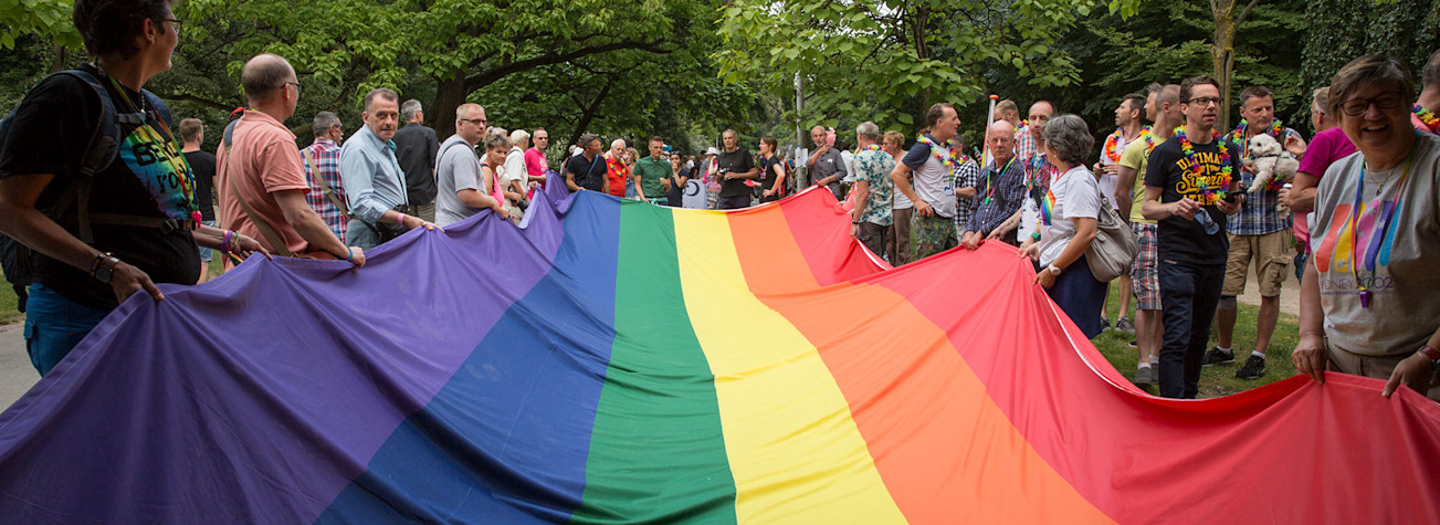 Pride walk in Amsterdam