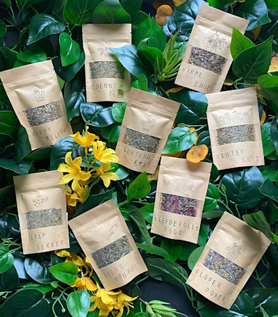 Various tea blends from T van Tim.