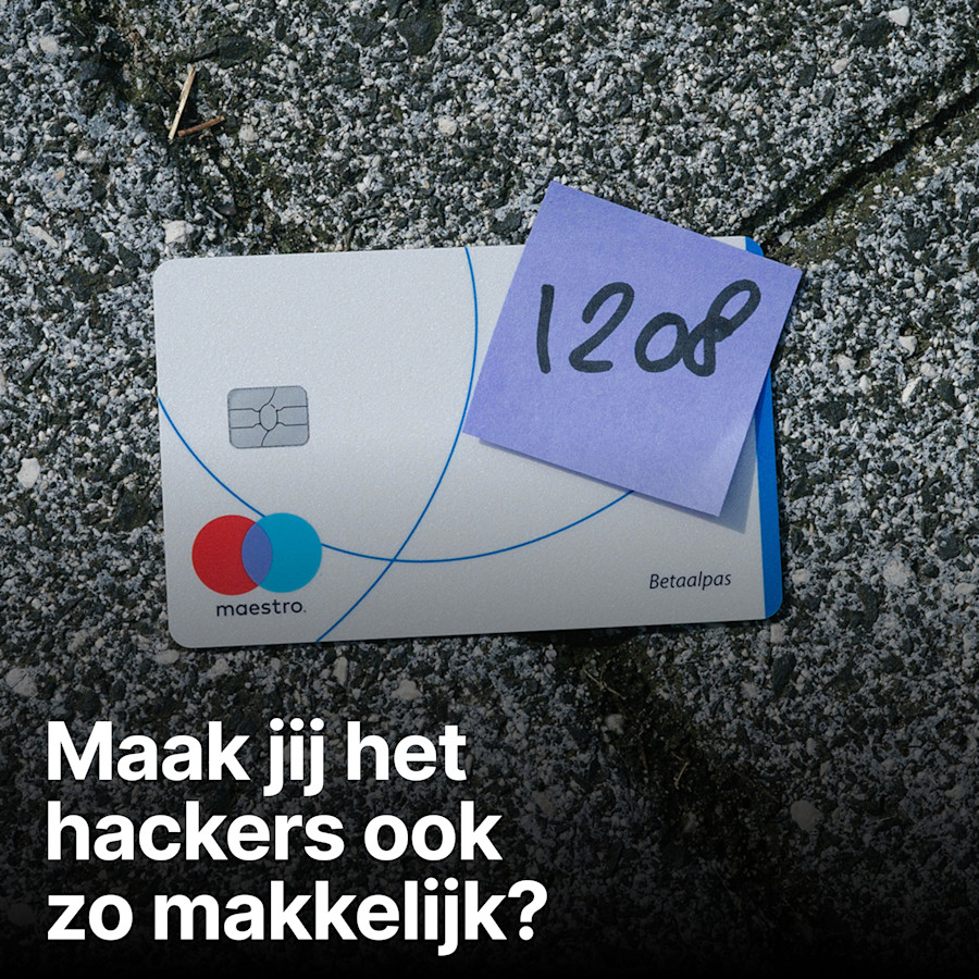 bankpas met pincode