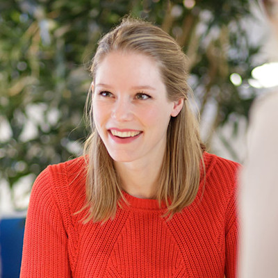 Portrait photo of Wieske van der Velden, co-initiator of What's Next Junior.