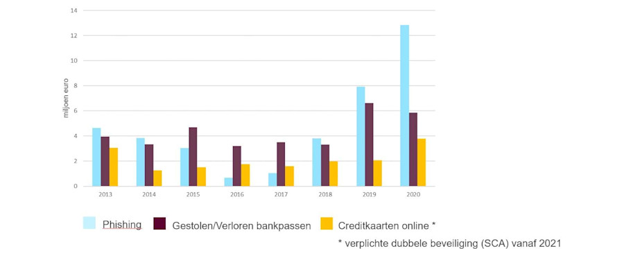 Fraud figures of the National Banking Association for 2020