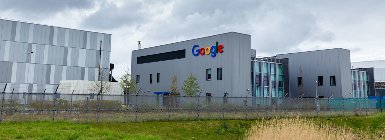 The Google data center in Eemshaven in the Netherlands.