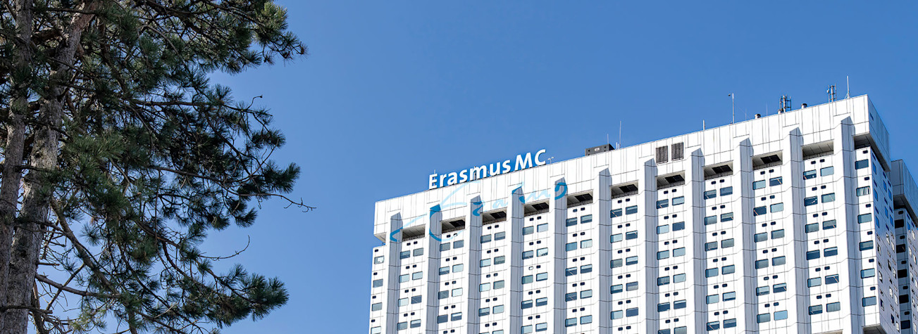 Gebouw van Erasmus MC in Rotterdam