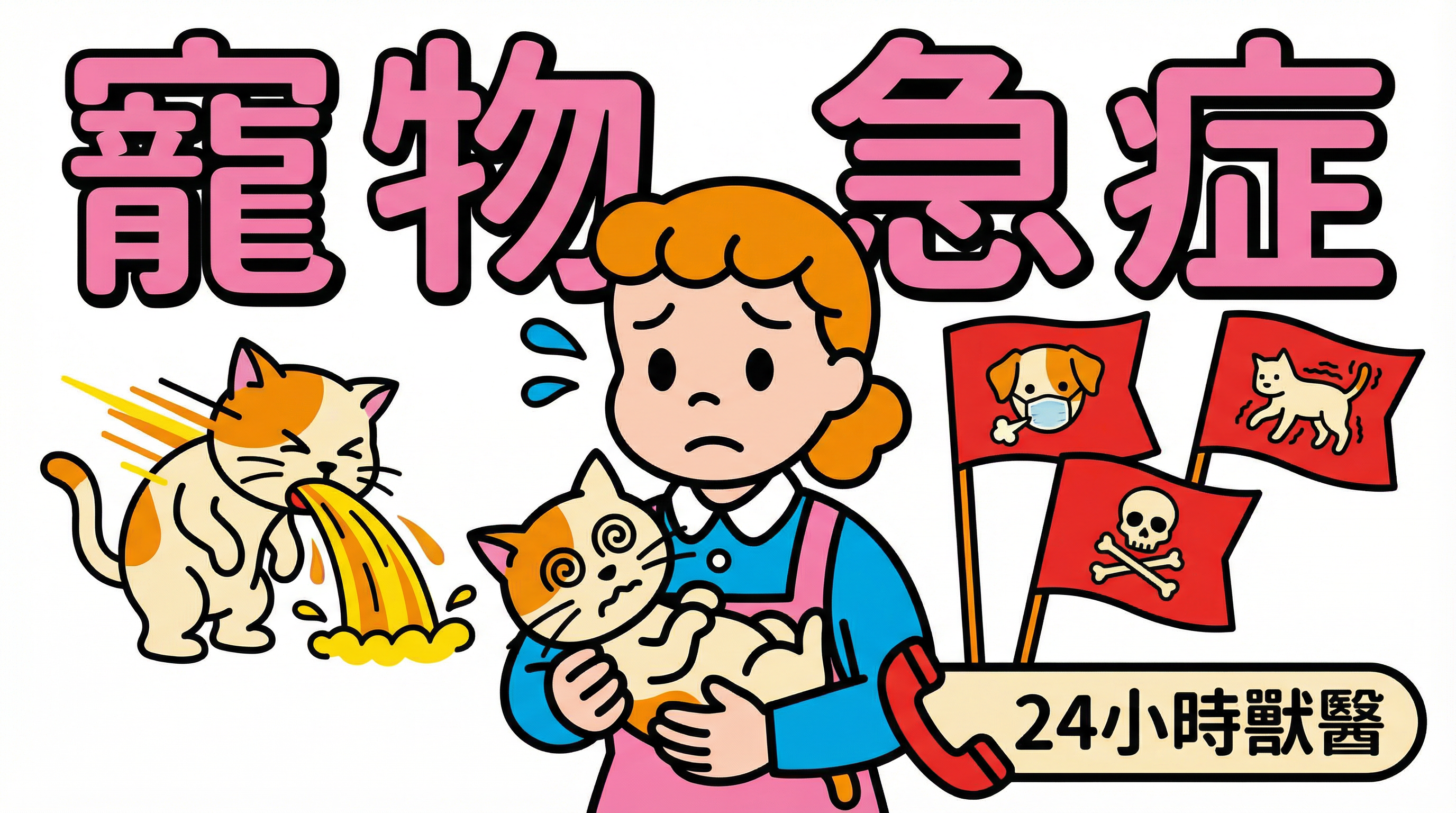 貓狗突然嘔吐定中毒？外傭必讀 寵物急症 指南：判斷病徵與送醫紅旗