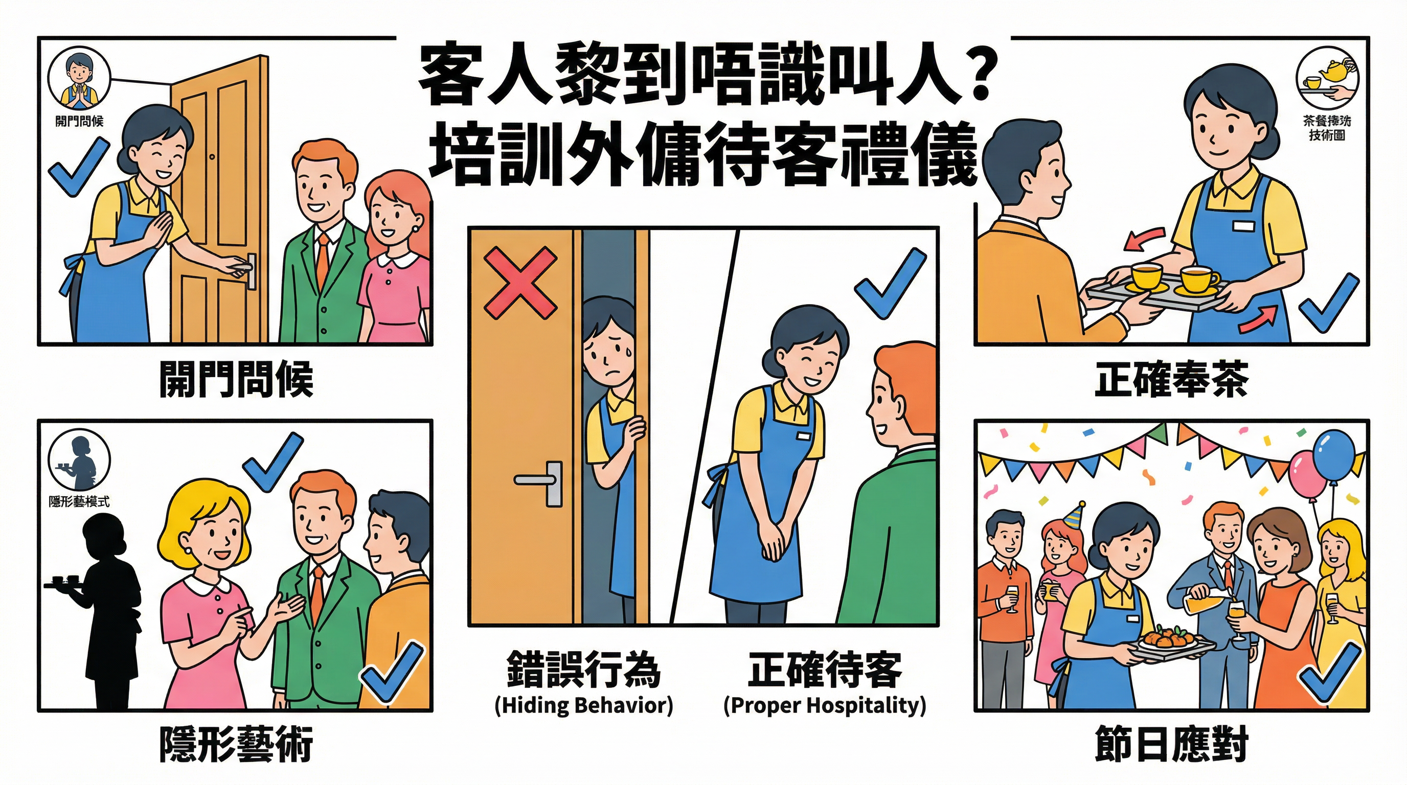 客人黎到唔識叫人？培訓外傭待客禮儀：節日聚會應對、奉茶與隱形藝術