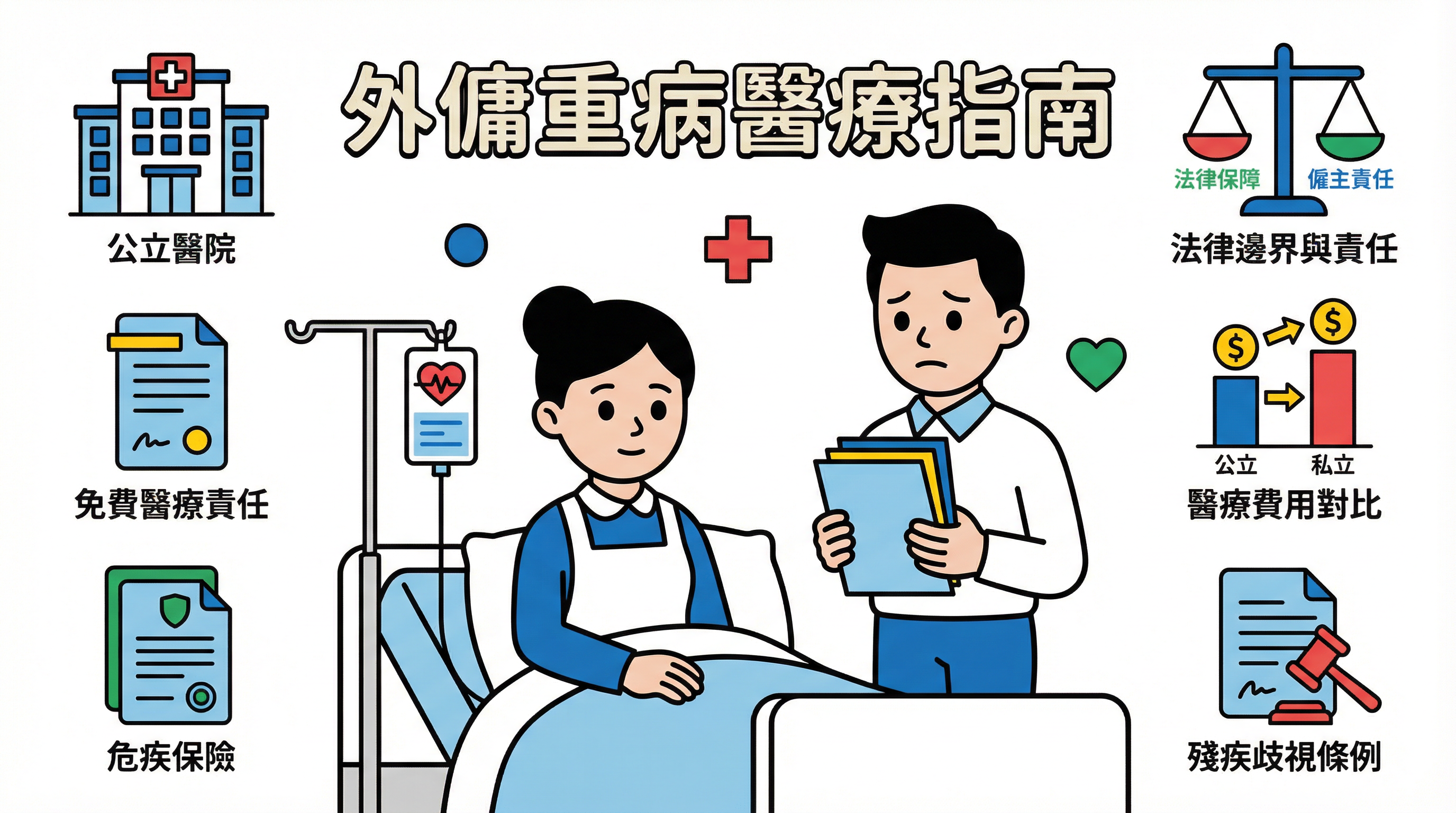 外傭患癌或重病點算？僱主醫療責任、公立醫院收費與解僱法律界線