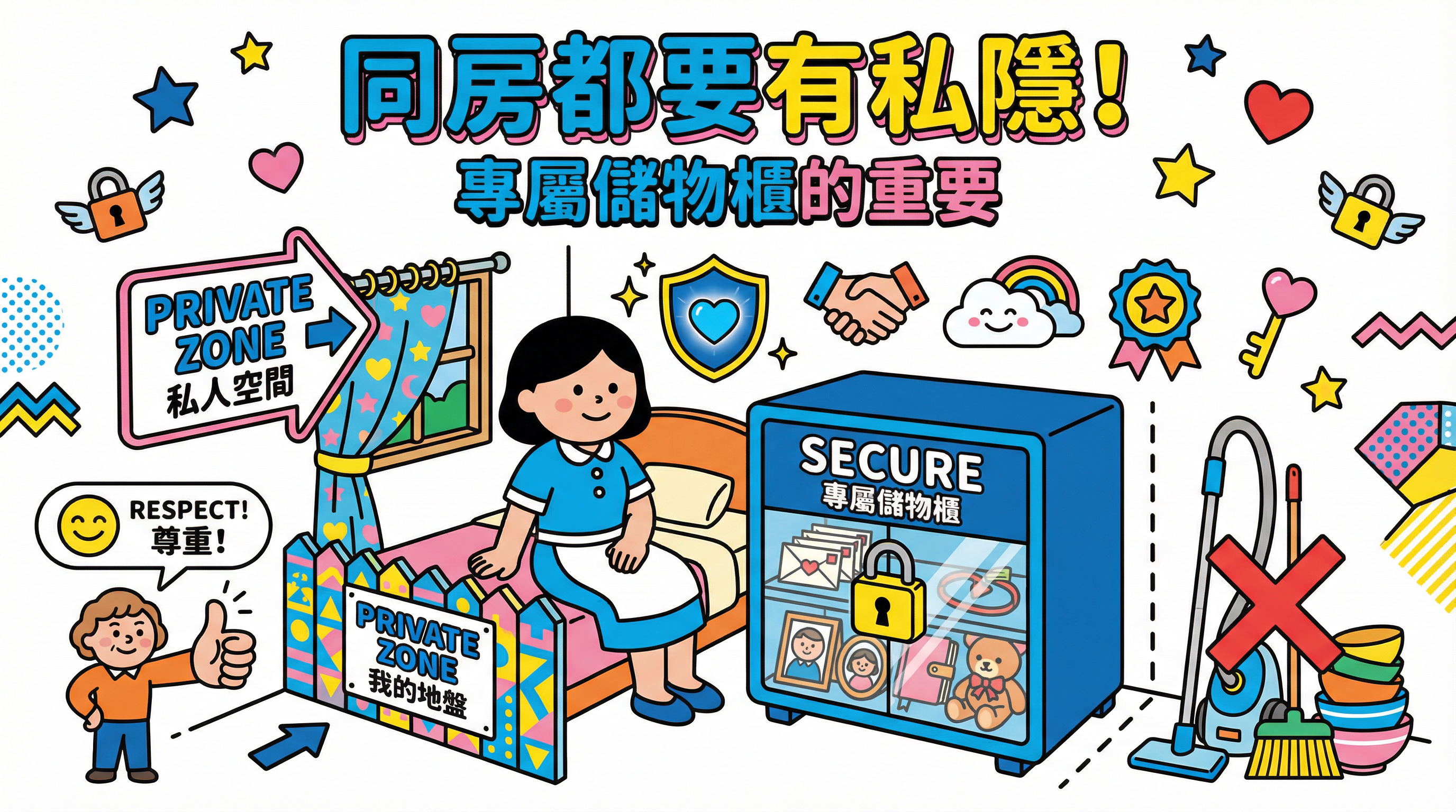 同房都要有私隱！解讀心理層面的 外傭住宿要求：專屬儲物櫃的重要