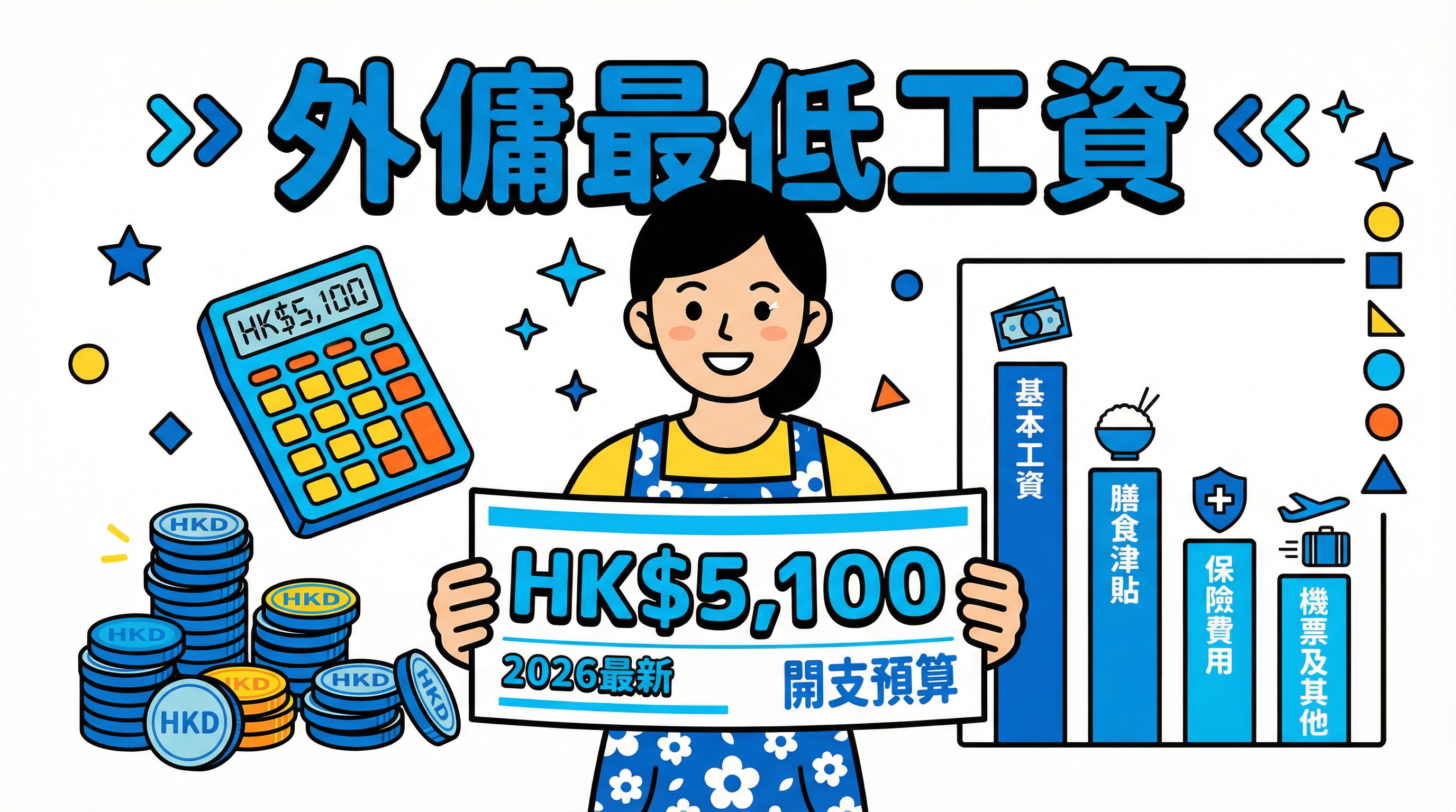 2026外傭最低工資加至$5,100！僱主每月總開支預算懶人包