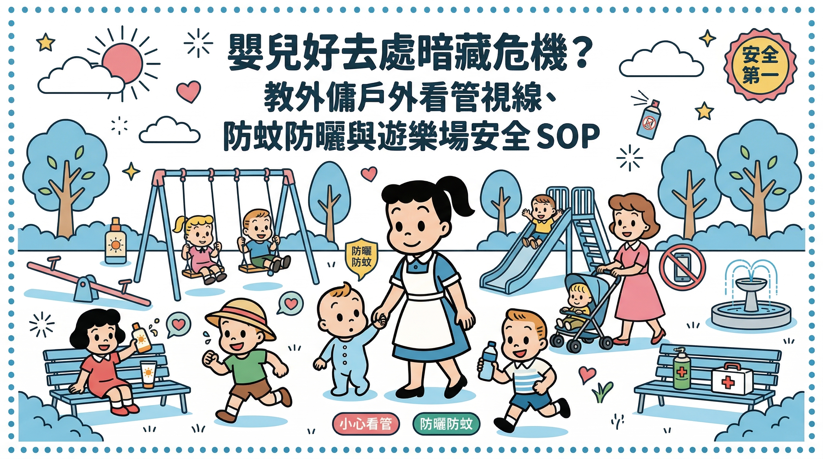 嬰兒好去處暗藏危機？教外傭戶外看管視線、防蚊防曬與遊樂場安全 SOP