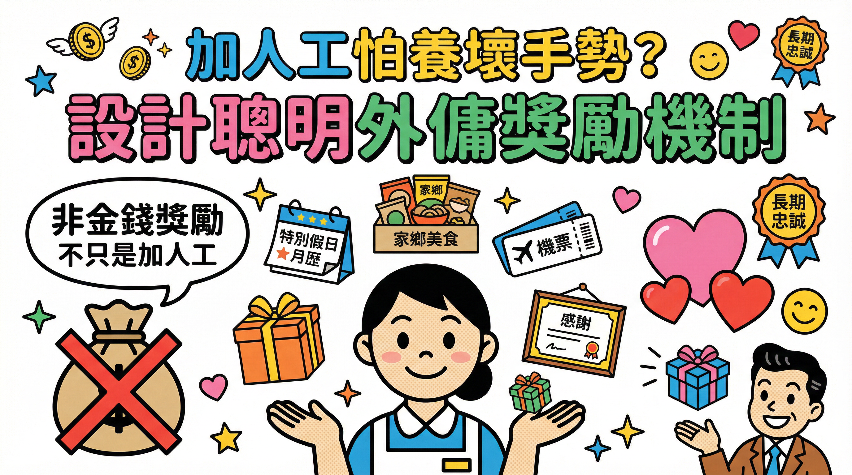 加人工怕養壞手勢？設計聰明 外傭獎勵 機制：低成本換取高忠誠