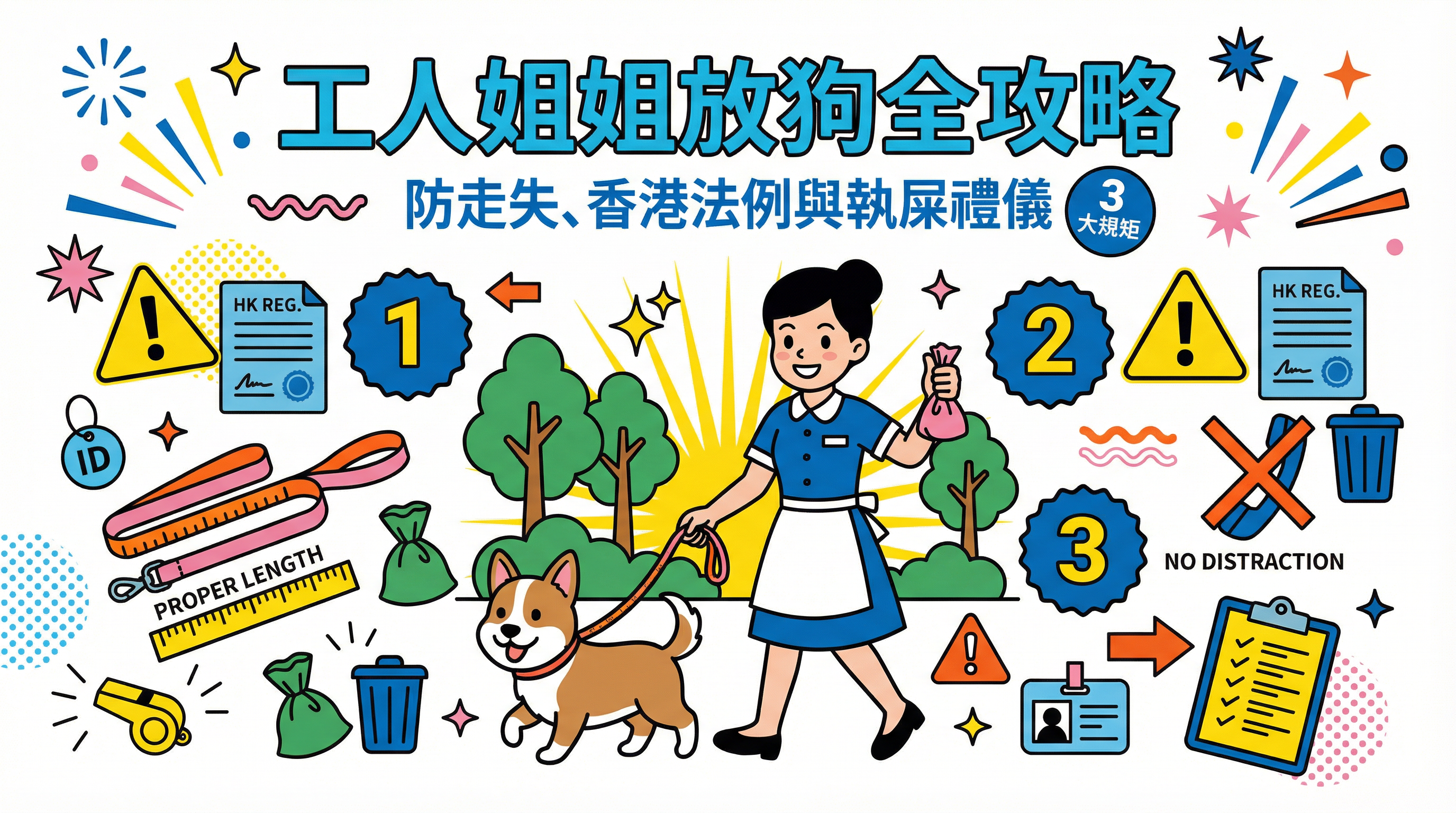 工人姐姐放狗全攻略｜防走失、香港法例與執屎禮儀 3 大規矩