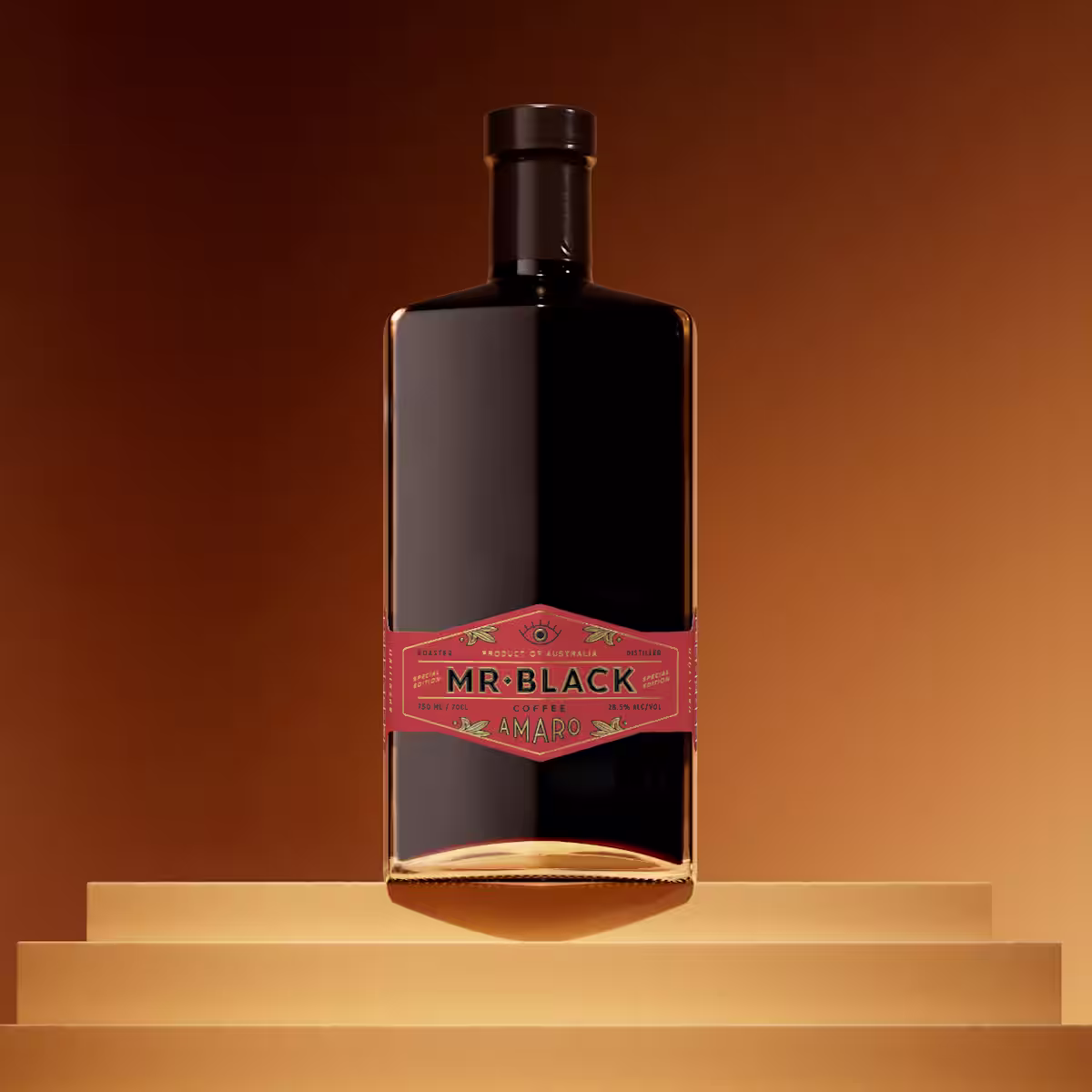 A bottle of Mr Black Coffee Amaro