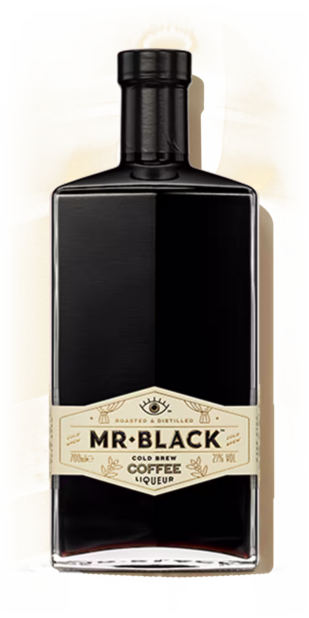 A bottle of Mr Black Coffee Liqueur.