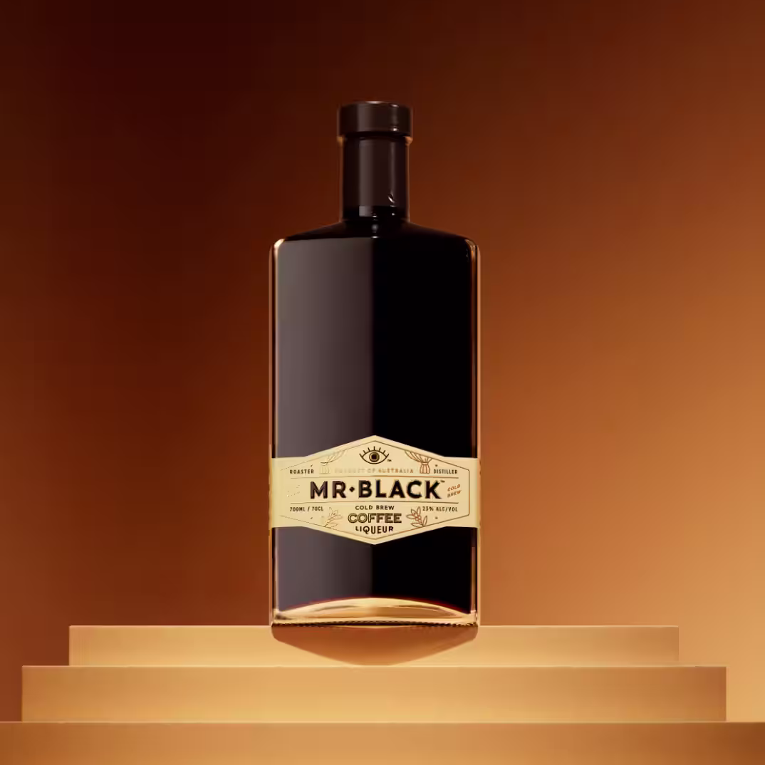 A bottle of Mr Black Cold Brew Coffee Liqueur