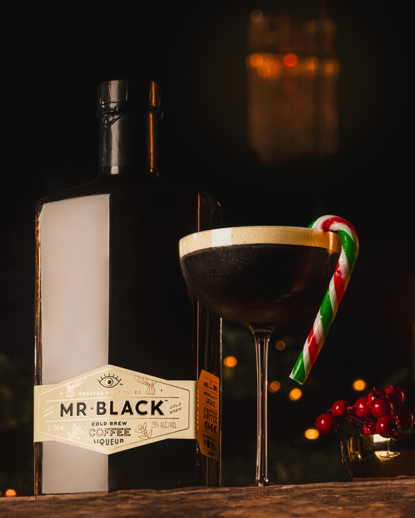 アリシアスタン ALEXIASTAM Everlee Black Martini Espresso Mint-tini
