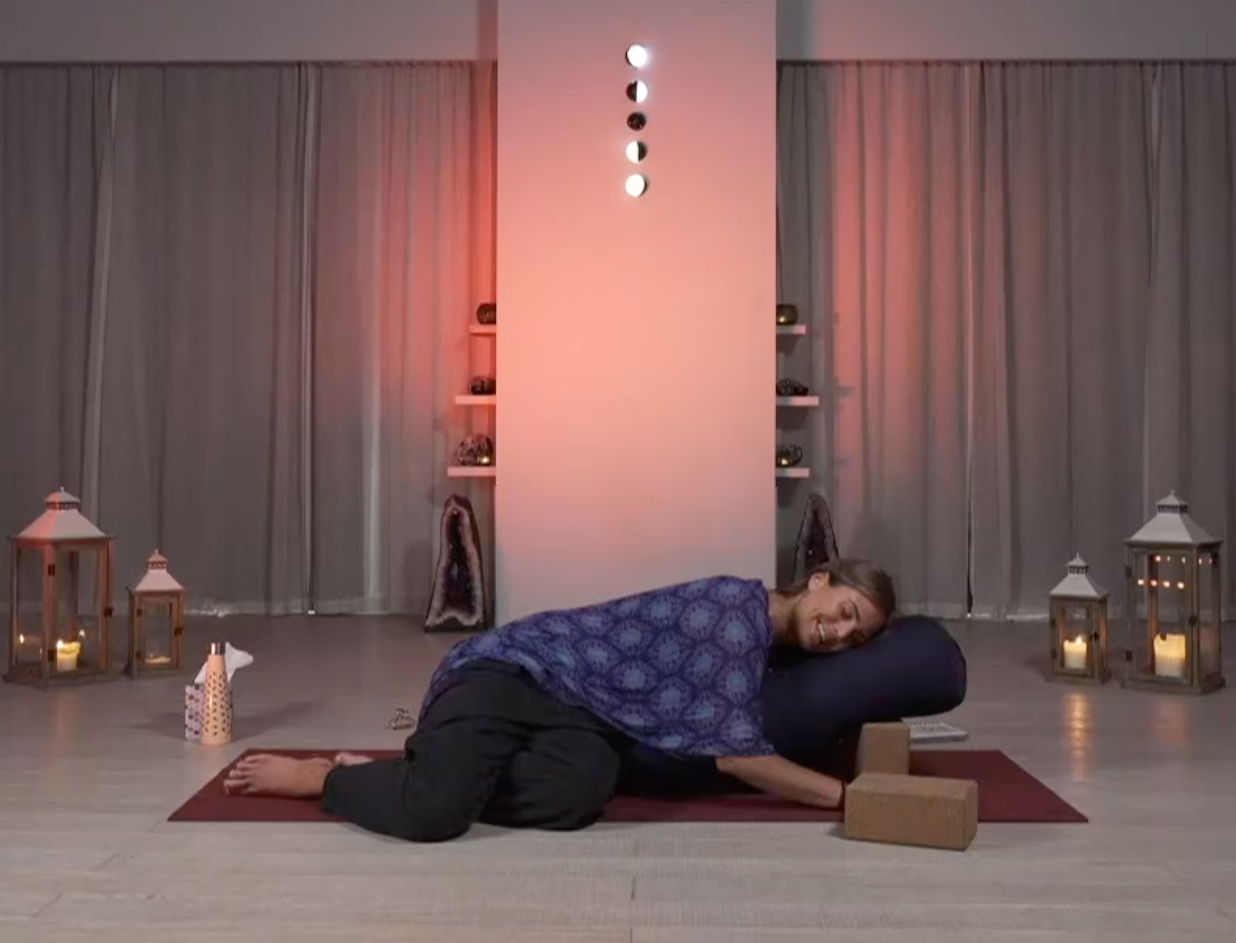 Restorative Yoga With Props for Full Body + Mind Relaxation 