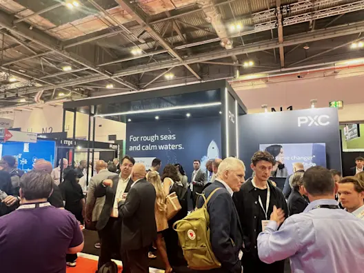 Busy PXC stand at Connected Britain 2026